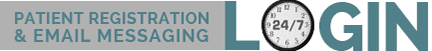 Patient registration & email messaging